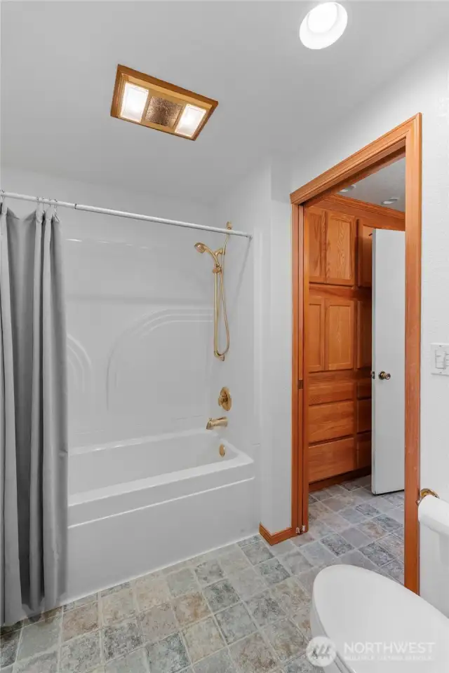 Primary bathroom.