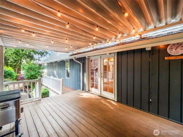 The perfect place to escape the elements and grill up dinner