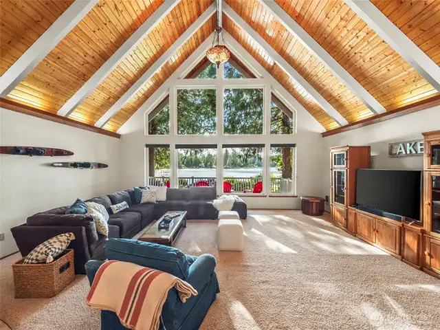 The great room offers the best view in the house!