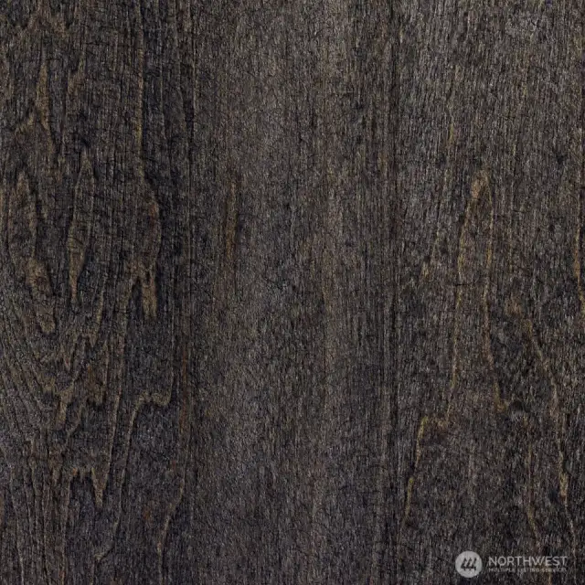 Entire home features charcoal-stained maple cabinetry