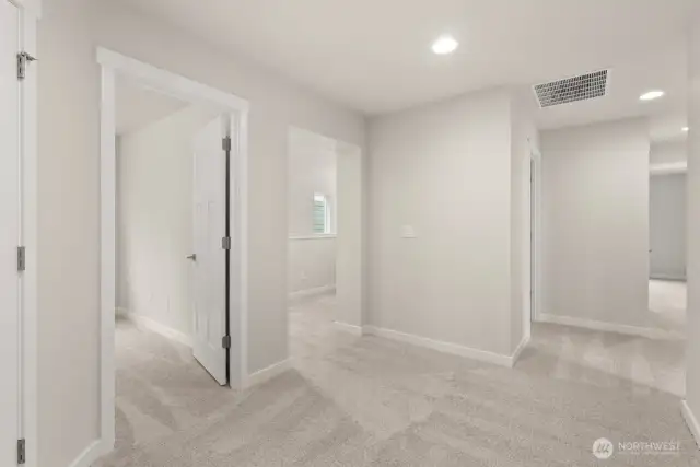 Oversized hallway on second floor!