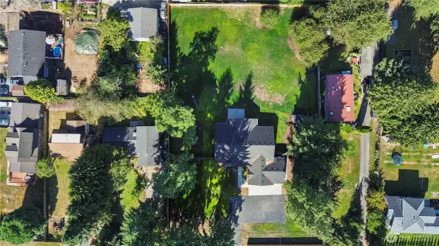 Ariel view of property
