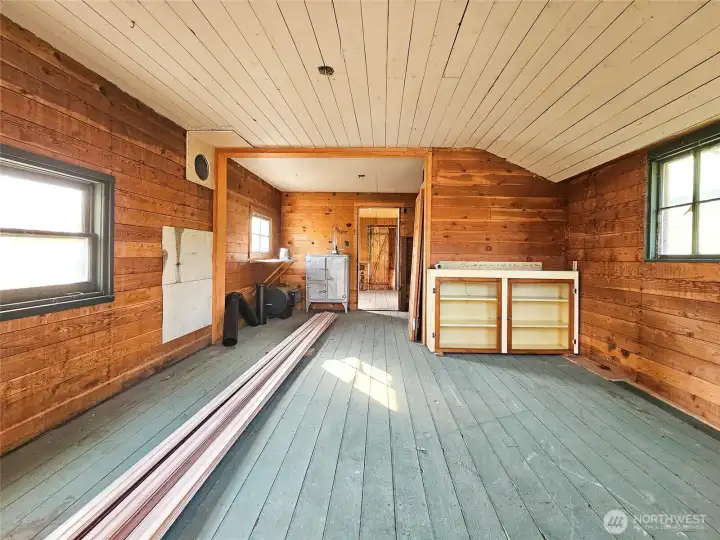Outbuilding interior