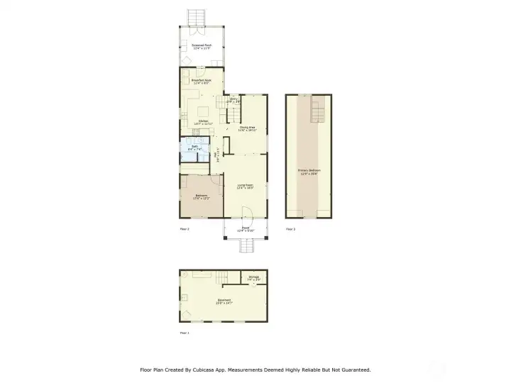 Complete floorpan