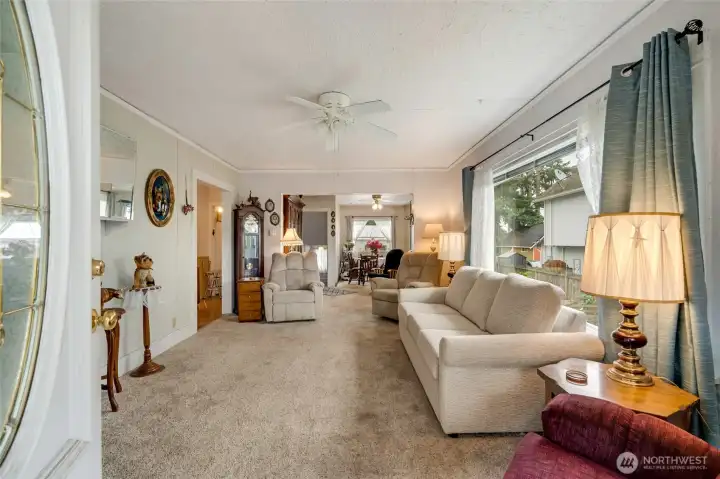 Bright spacious living room