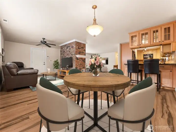 Generous Dining Area.