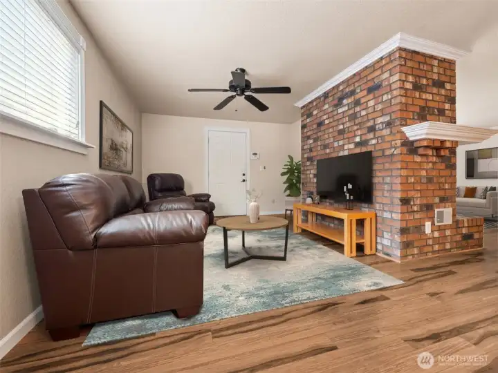 Family Room just off the Dining Room.