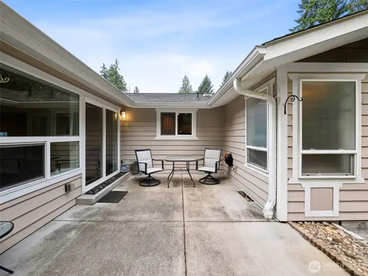 Sitting Area Right off your Sunroom.