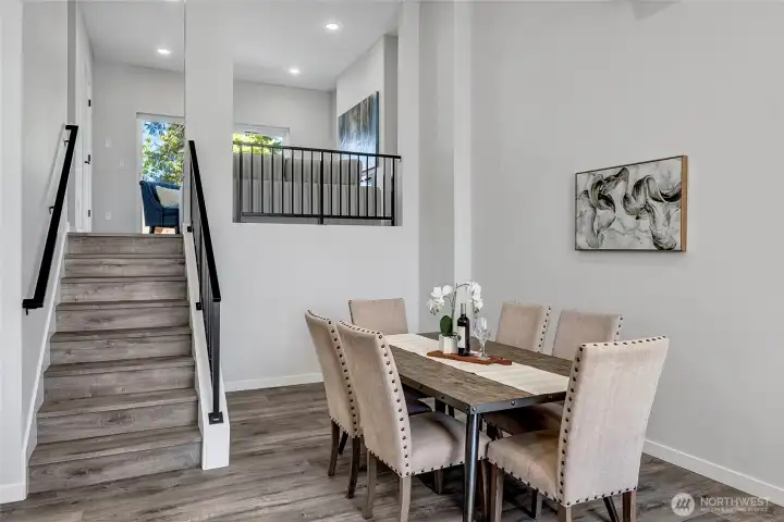 Cozy dining area (photos of lot34, same floorplan)
