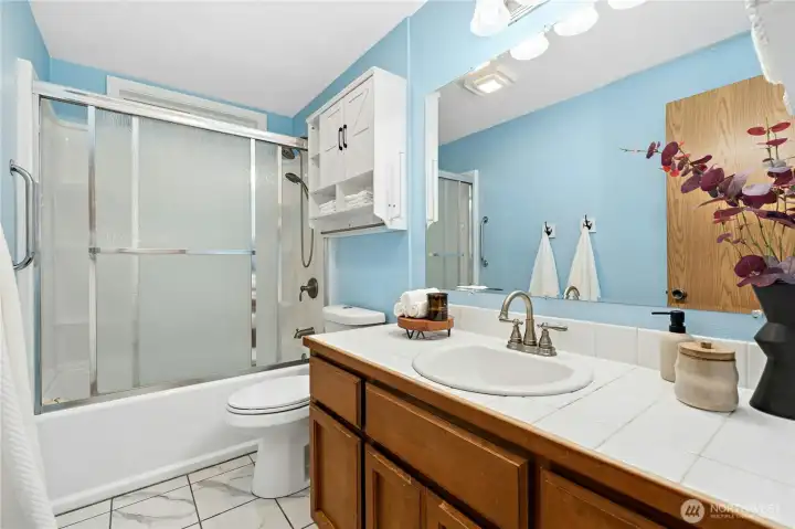 Upstairs bathroom Upstairs bathroom