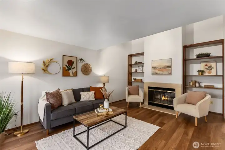 Large welcoming space invites you in. Lots of light!