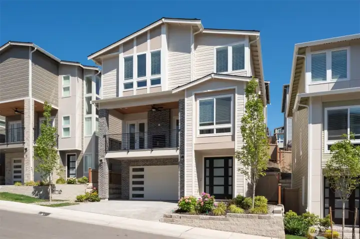 Example of the Cameo floor plan to be located at 13030 75th Place S, Seattle WA 98178