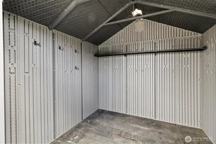 Great shed space for additional storage Great shed space for additional storage