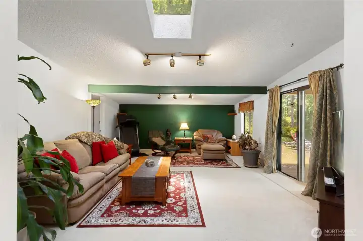 Adjacent to the great room is the HUGE bonus room