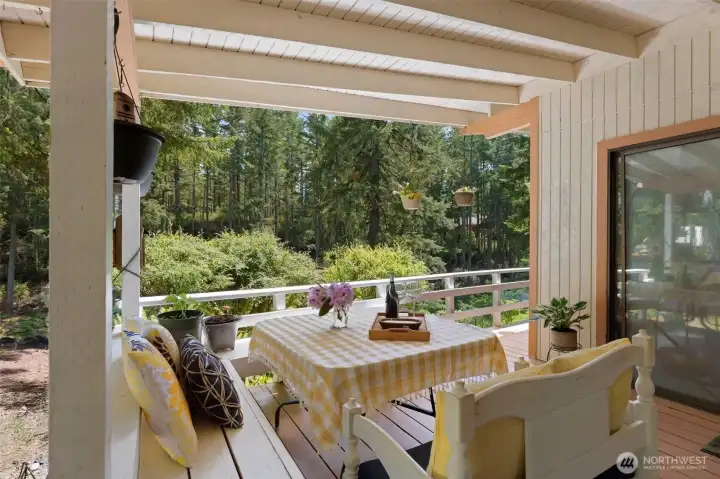 Lovely scenic views from your perch overlooking the golf course