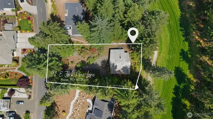 Private location nestled among high-end Alderbrook residences