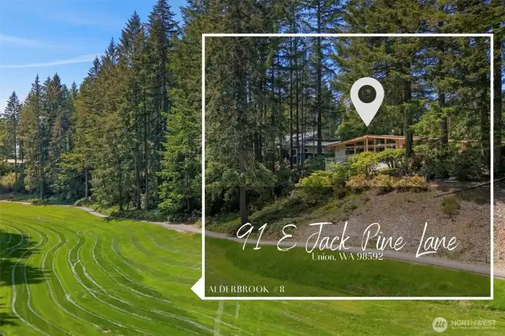 Perfect location poised just above #8 Fairway