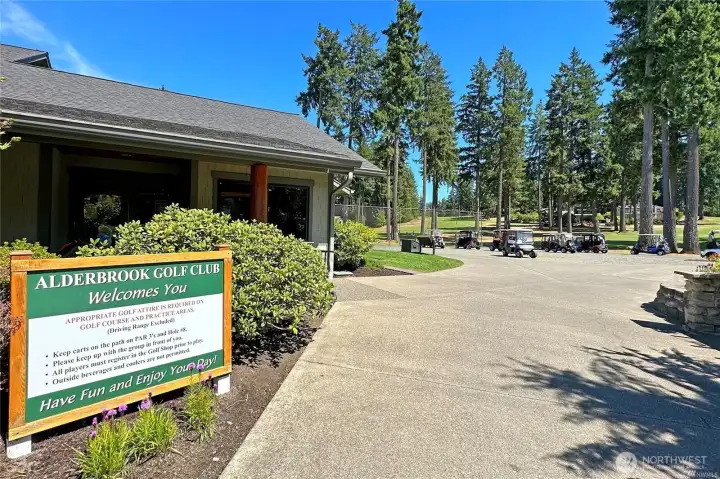 Welcome to award-winning Alderbrook Golf Course!