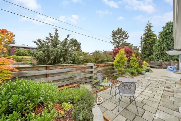 Fully fenced property.