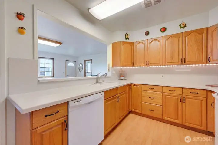 Corian counters.