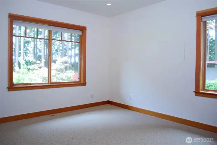 This second bedroom has its own entrance into the main bathroom. Could work as a second primary bedroom if need be. This second bedroom has its own entrance into the main bathroom. Could work as a second primary bedroom if need be.