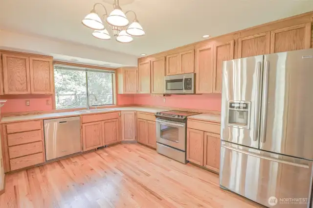 Kitchen with lots of storage