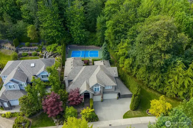 Situated adjacent to lush green space - providing privacy.
