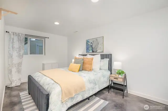 Lower level bedroom