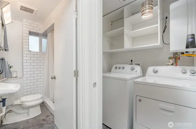 Second set of washer/dryer in lower level