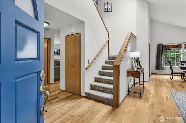 Come on in the front door.