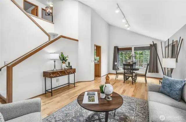 So bright and airy with those soaring vaulted ceilings
