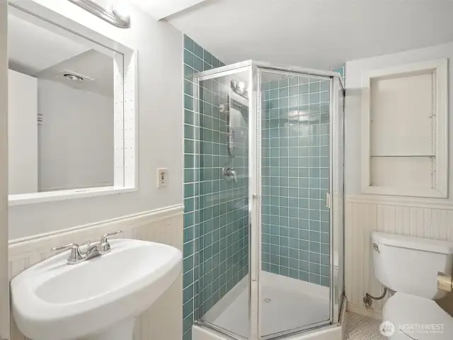 Downstairs bathroom.