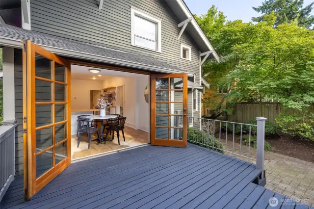 Back deck.