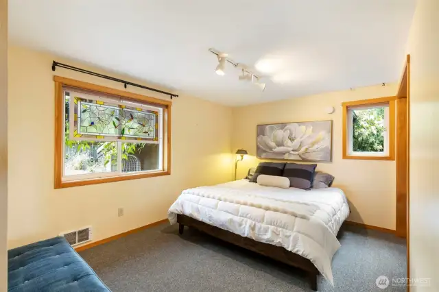 2nd Bedroom with large closet space.