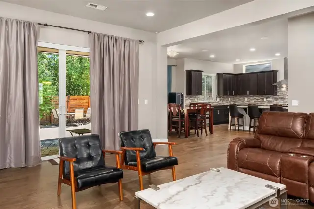 Living Room looking into Kitchen
