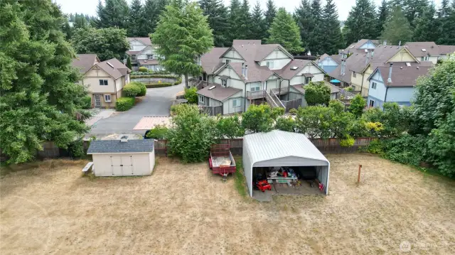 Large Shed and carport