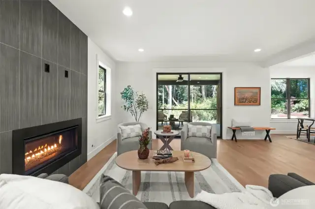 gas fireplace
