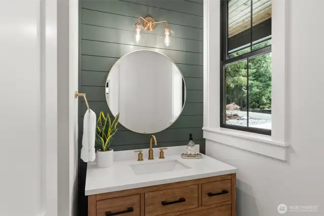 1/2 bath on main level