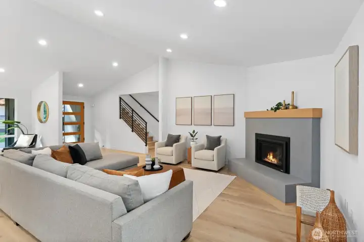 natural gas fireplace