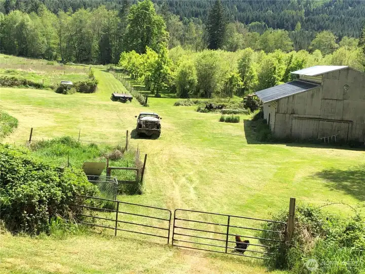 View from deck
