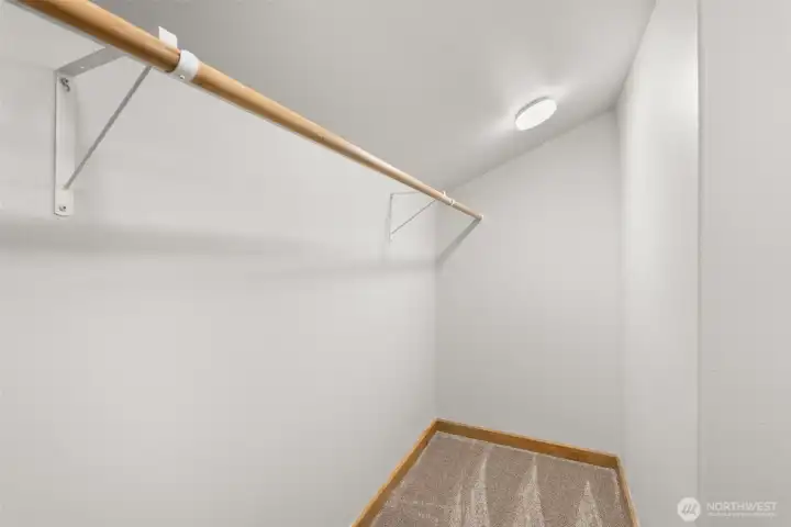 Walk-in closet in bedroom 3