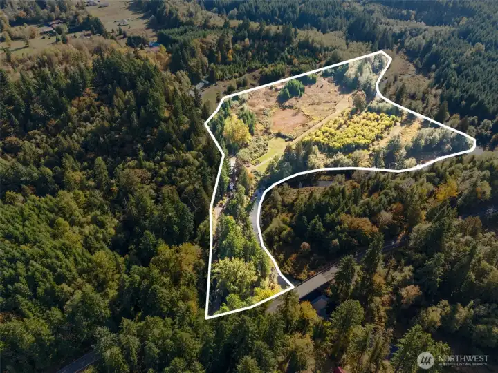 Aerial map of property layout
