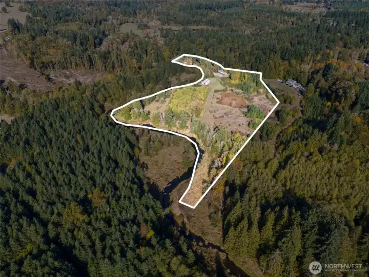 Another aerial map of the property