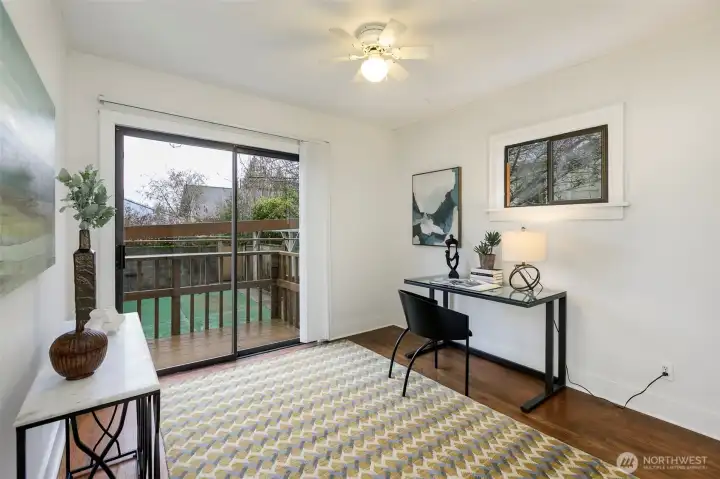 Main level second bedroom.
