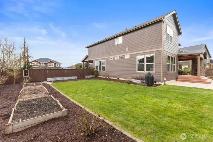 Garden Sanctuary  Thoughtfully designed garden filled with native plantings that attract finches, sparrows, and hummingbirds. A beautiful blend of ornamental trees, flowering shrubs, and perennials creates color and texture throughout the seasons.