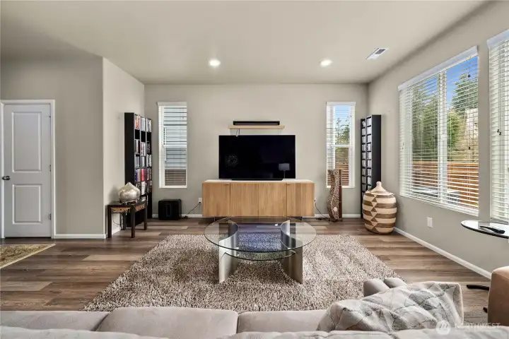 plus all the recessed lights for the grey days