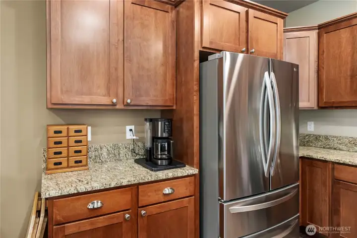 Great space for a coffee bar or adult beverages bar...