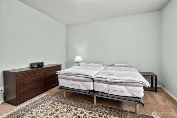 and still room for end tables and dresser