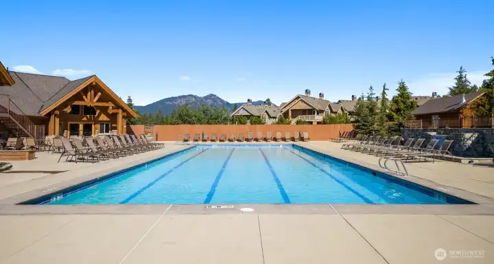 Enjoy a refreshing dip in the community pool after a full day of exploring and playing outdoors.