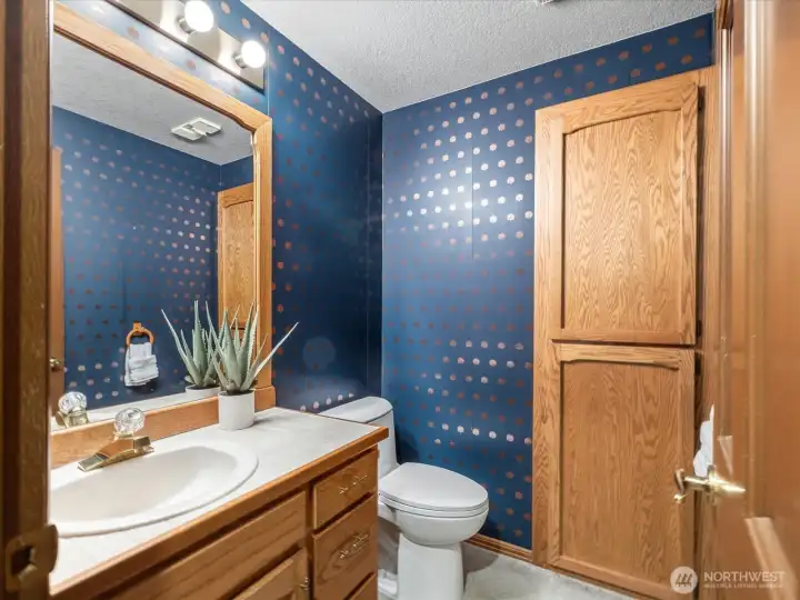 Main floor half bath